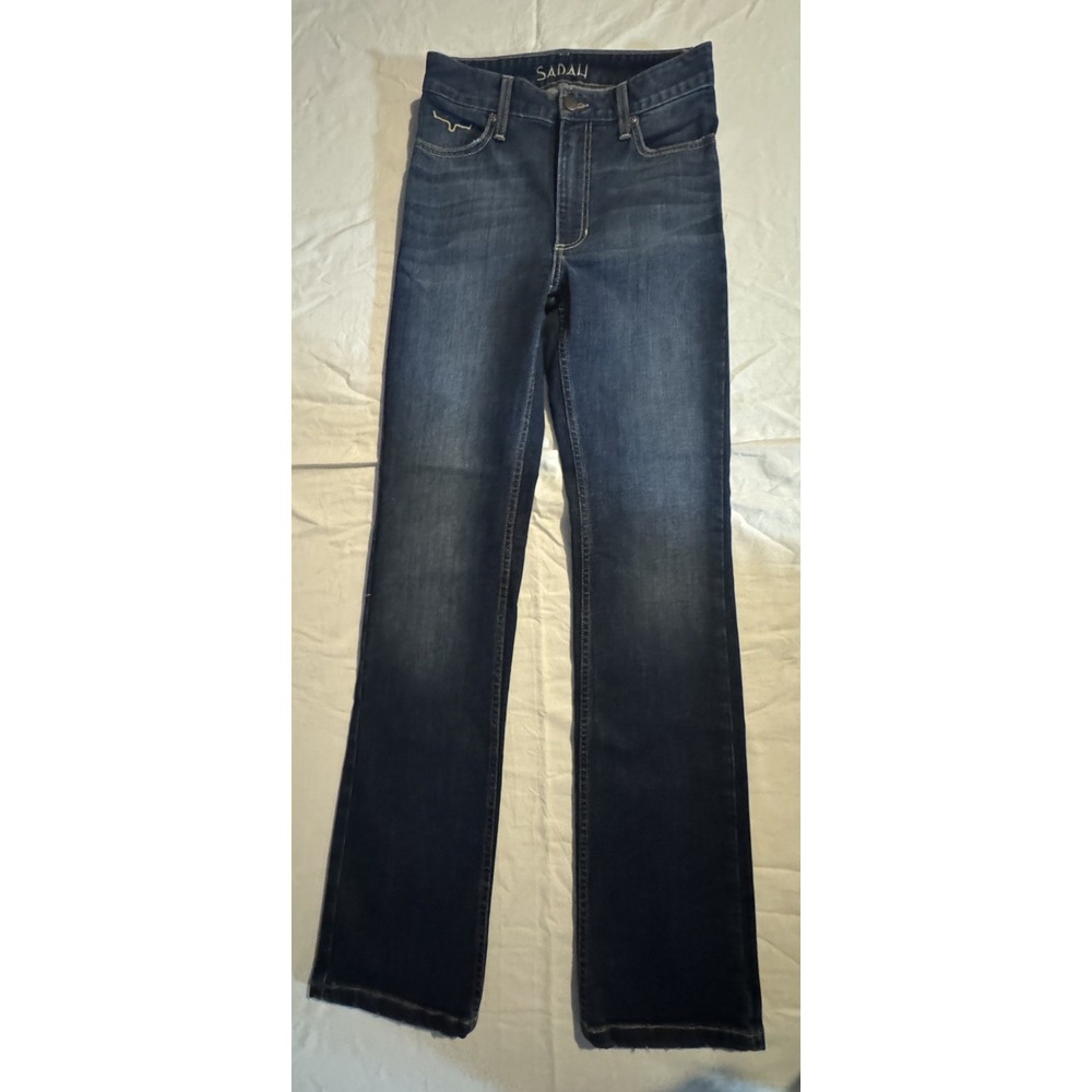 Kimes Ranch Sarah Jean Women 00/32 Dark Wash Straight Leg Western Denim USA Made